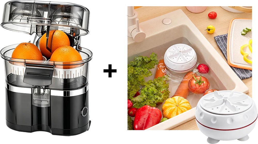 Dual-Head Automatic Citrus Juicer