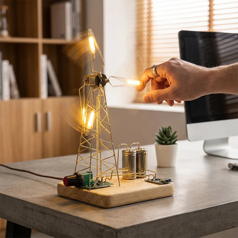 DIY Retro Windmill Night Light Kit
