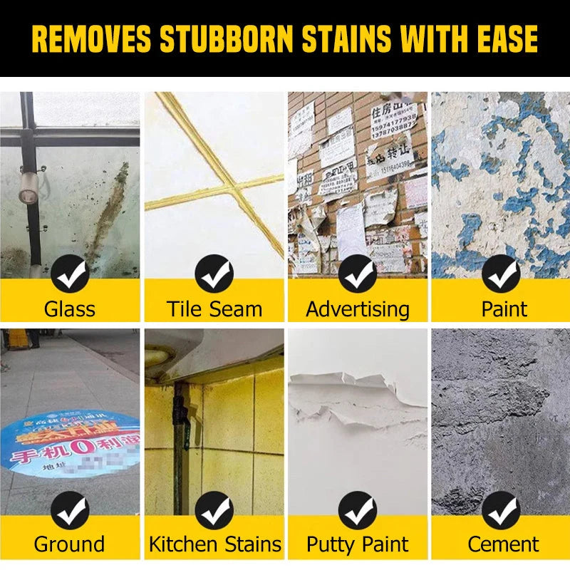 Durable and Portable Floor and Wall Scraper