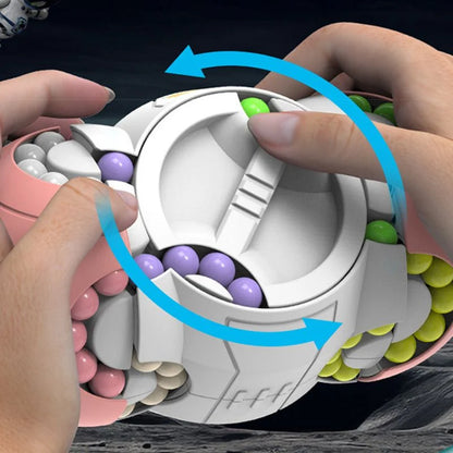 Eight-sided Magic Bean Cube Fidget Spinner Toy