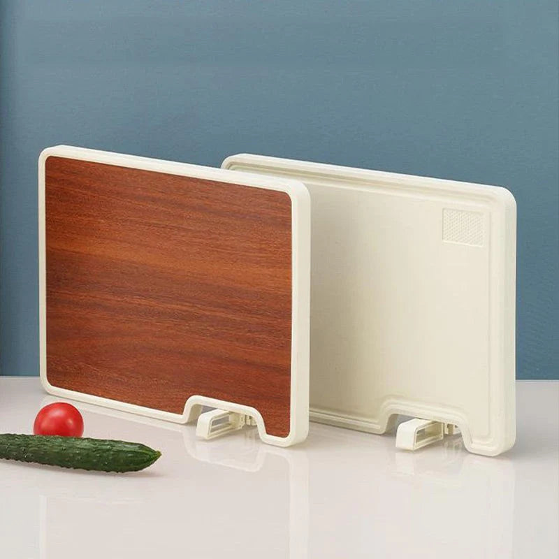 Double Sided Antibacterial Cutting Board with Stand
