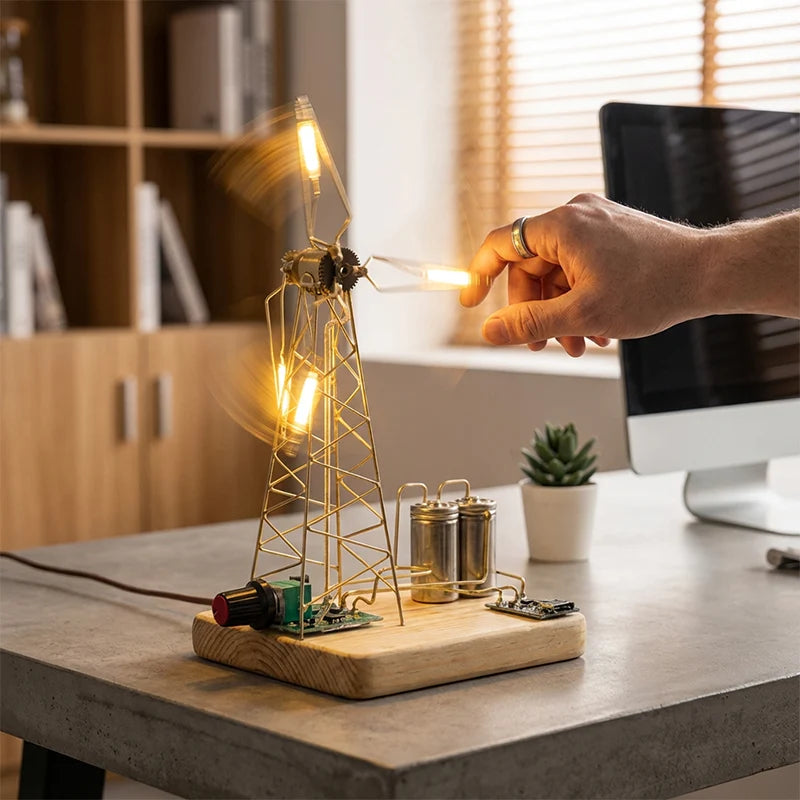 DIY Retro Windmill Night Light Kit