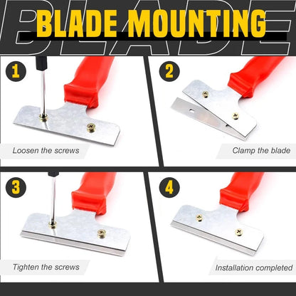Durable and Portable Floor and Wall Scraper