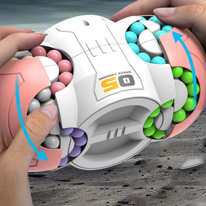 Eight-sided Magic Bean Cube Fidget Spinner Toy