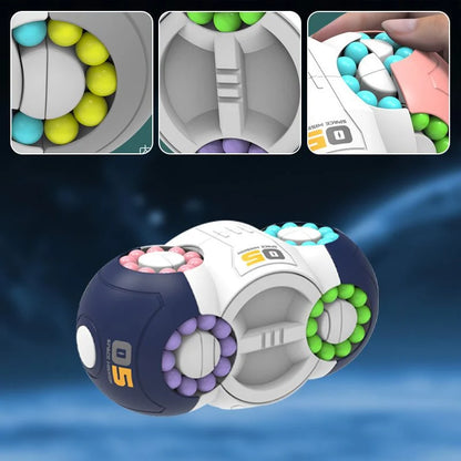 Eight-sided Magic Bean Cube Fidget Spinner Toy