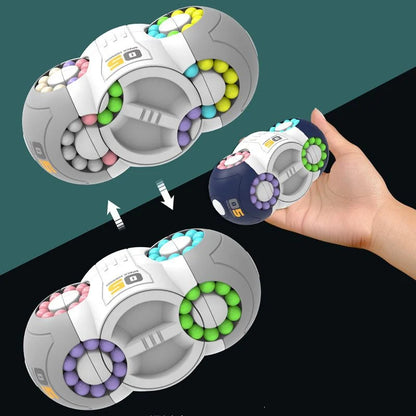Eight-sided Magic Bean Cube Fidget Spinner Toy