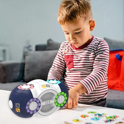 Eight-sided Magic Bean Cube Fidget Spinner Toy